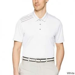 Adidas Essential 3 Stripe Polo Shirt -Fairway Golf Sale ADS0371 371e