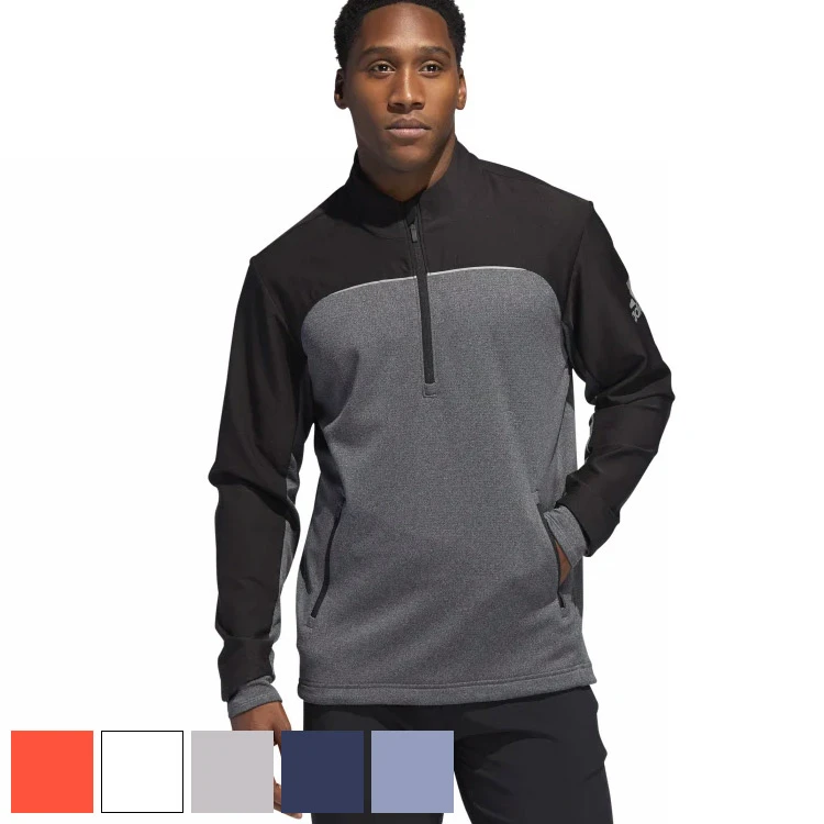 adidas Go-To Adapt 1/4 Zip Sweatshirt Adidas Go-To Adapt 1/4 Zip Sweatshirt -Fairway Golf Sale ADS0408