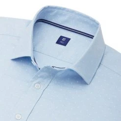 FootJoy Oxford Shirt With Overprint Shirt (Previous Season Style) -Fairway Golf Sale FTJ1274b