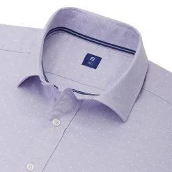 FootJoy Oxford Shirt With Overprint Shirt (Previous Season Style) -Fairway Golf Sale FTJ1274e