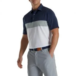 Footjoy Color Block Lisle Self Collar -Fairway Golf Sale FTJ1346f
