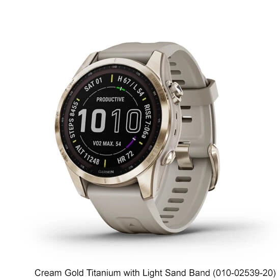 Garmin Fenix 7S Sapphire Solar Edition GPS Watch 6 Garmin Fenix 7S Sapphire Solar Edition GPS Watch - Image 4