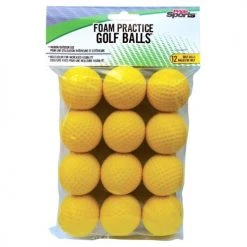Global Tour Golf Yellow Foam Practice Balls