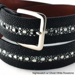 Jacob Hill Leather Rowstone Stingray 1 1/2 Leather Belts -Fairway Golf Sale JHL0003b