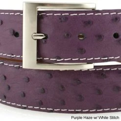 Jacob Hill Leather Ostrich 1 1/2 Leather Belts -Fairway Golf Sale JHL0005b