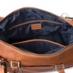 Links & Kings Crown Collection Highlander Leather Duffel -Fairway Golf Sale LIK0005f