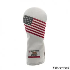 Other California Flag Ultra Leather Headcover 4 Other California Flag Ultra Leather Headcover -Fairway Golf Sale MIC1005 1005b