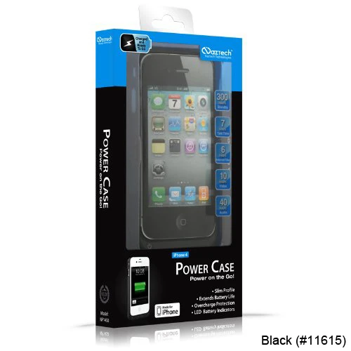 Naztech MFI Power Case for Apple iPhone 4/4S Naztech MFI Power Case For Apple IPhone 4/4S -Fairway Golf Sale NAZ0007 7h