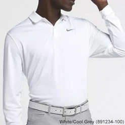 NikeGolf Nike Dri-FIT Victory Long Sleeve Standard Fit Golf Polo -Fairway Golf Sale NKE1213b