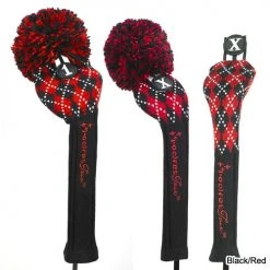 RocketTour Argyle Pom Pom Headcover -Fairway Golf Sale ROC0008 8b