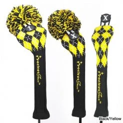 RocketTour Argyle Pom Pom Headcover -Fairway Golf Sale ROC0008 8c