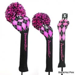 RocketTour Argyle Pom Pom Headcover -Fairway Golf Sale ROC0008 8e