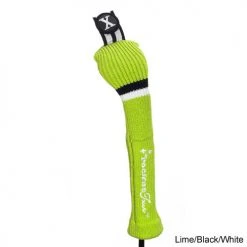 RocketTour Victory Stripe Knit Pom Pom Headcover -Fairway Golf Sale ROC0013f