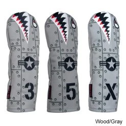 Rose & Fire Bomber/Warhawk Premium USA Leather Headcover -Fairway Golf Sale RSF0054c