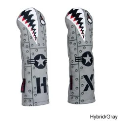 Rose & Fire Bomber/Warhawk Premium USA Leather Headcover -Fairway Golf Sale RSF0054d