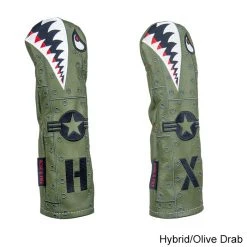 Rose & Fire Bomber/Warhawk Premium USA Leather Headcover -Fairway Golf Sale RSF0054h