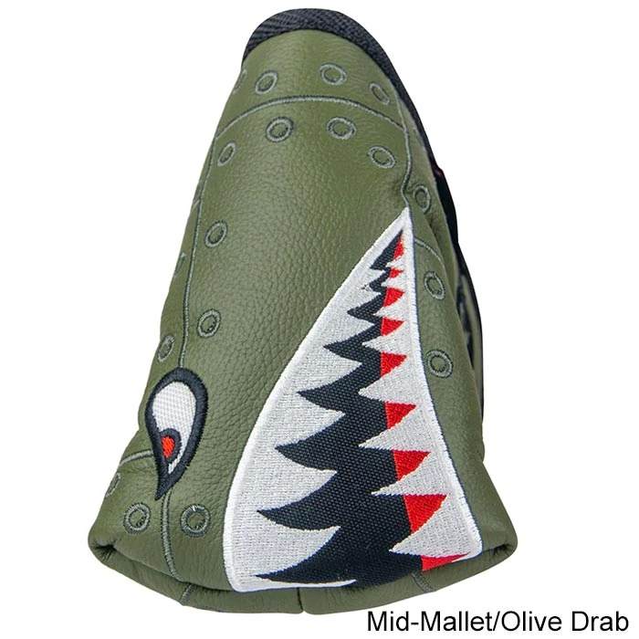 Rose & Fire Bomber/Warhawk Premium USA Leather Putter Covers 5 Rose & Fire Bomber/Warhawk Premium USA Leather Putter Covers - Image 3