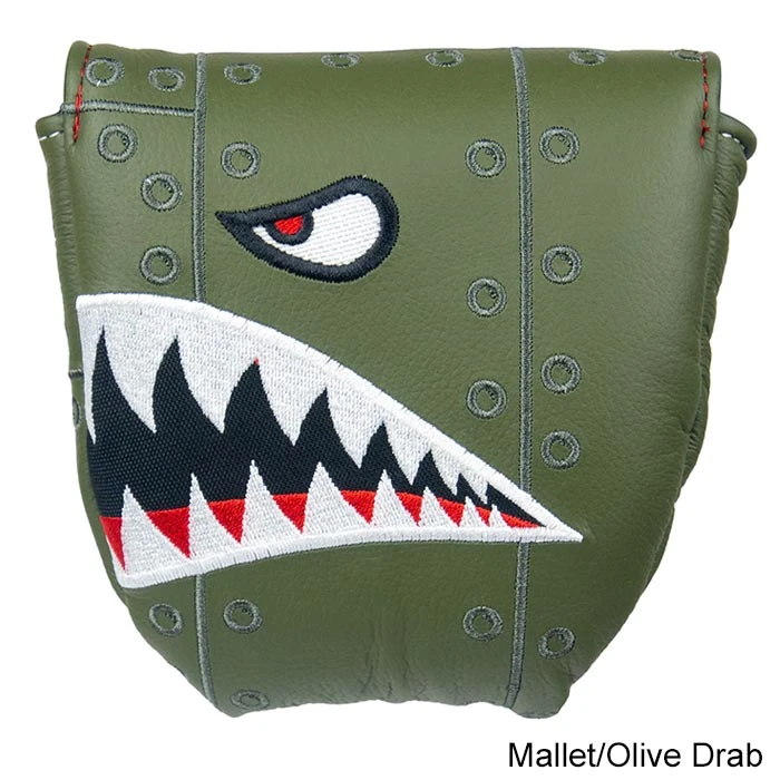 Rose & Fire Bomber/Warhawk Premium USA Leather Putter Covers 6 Rose & Fire Bomber/Warhawk Premium USA Leather Putter Covers - Image 4