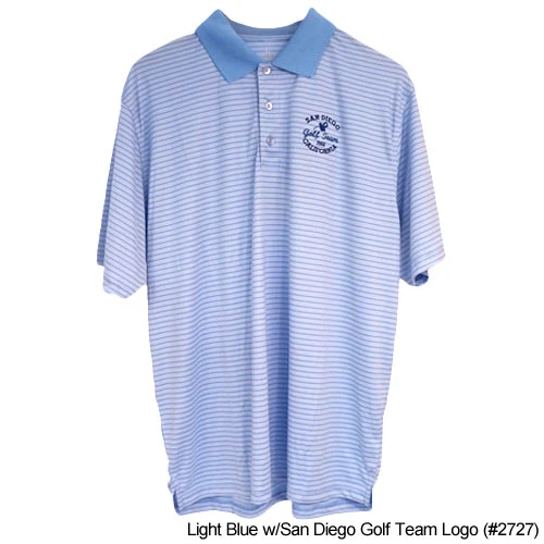 San Diego Gifts San Diego Gift Stripe Polo Shirts (#2727) 4 San Diego Gifts San Diego Gift Stripe Polo Shirts (#2727) - Image 2