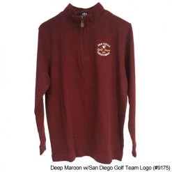 San Diego Gifts San Diego Gift 1/4 Zip Flat Back Rib Pullovers (#9175) -Fairway Golf Sale SAG0030 30c