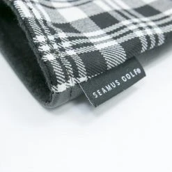 Seamus Golf Leather Monogrammed Scott Tartan Head Covers -Fairway Golf Sale SEA0013 13e