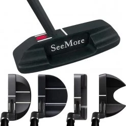 SeeMore Black RST Hosel Putters