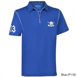TattooGolf Tattoo Golf Lucky 13/Red Line Hybrid Performance Golf Shirts -Fairway Golf Sale TAT0239 239b
