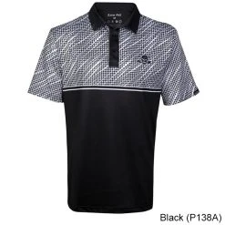 TattooGolf Tattoo Golf Houndstooth Cool-Stretch Golf Shirt -Fairway Golf Sale TAT0262c