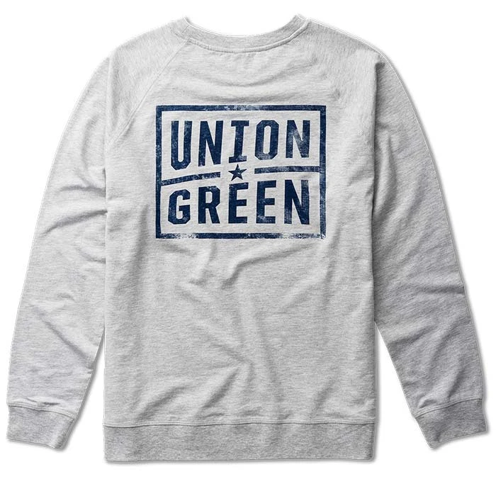 Union Green Double Hit Statement French Terry Sweatshirt Union Green Double Hit Statement French Terry Sweatshirt -Fairway Golf Sale UNG0006a