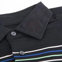 VokeyDesign Vokey Design Solid Texture Chest Stripe Polo Shirts -Fairway Golf Sale VKD0144 144b