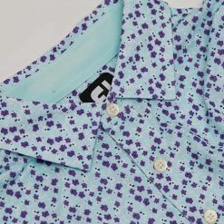 VokeyDesign Vokey Design FJ Lisle Flower Print W/ Self Collar -Fairway Golf Sale VKD0366b