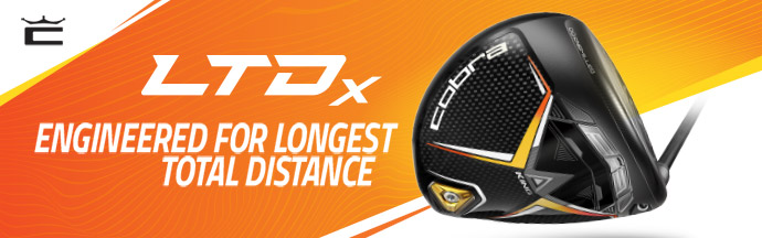 Cobra LTDx Tour Length Gold Fusion/Matte Black Driver -Fairway Golf Sale